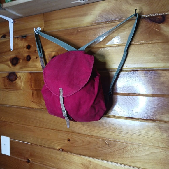 Vintage LLBean canvas leather backpacks - Picture 13 of 16